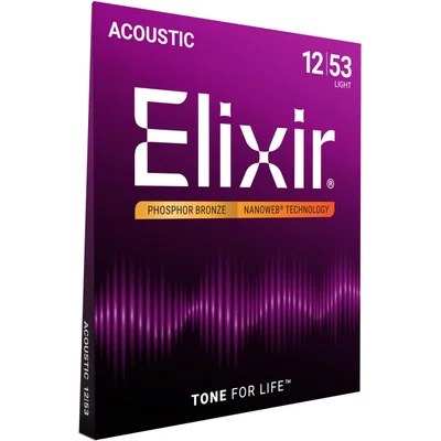 Elixir Nanoweb Phosphor Bronze Light